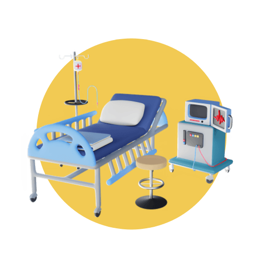 Hospital room and board